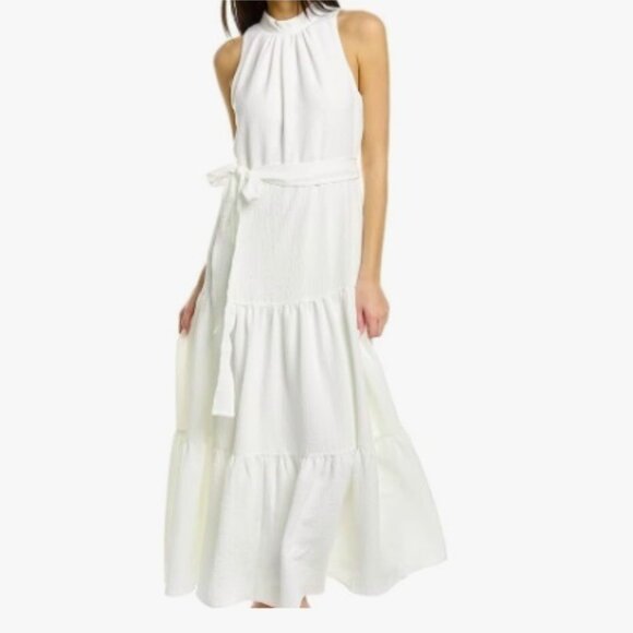 Anne Klein Dresses & Skirts - Anne Klein Men's Tiered Tie Neck Maxi